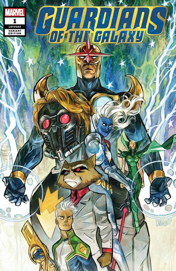 Guardians Of The Galaxy #1 variant cover by Ivan Shavrin