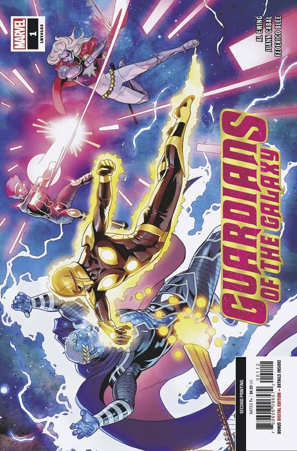 Guardians Of The Galaxy #1 variant cover by Juann Cabal