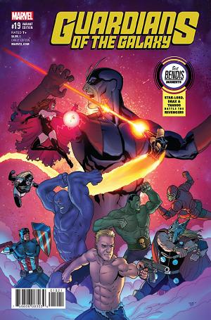 Guardians Of Galaxy #19 BURROWS BEST BENDIS MOMENTS cover