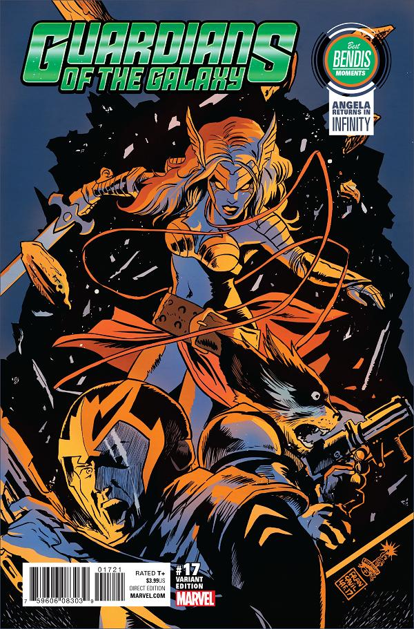 Guardians Of Galaxy #17 BEST BENDIS MOMENTS cover