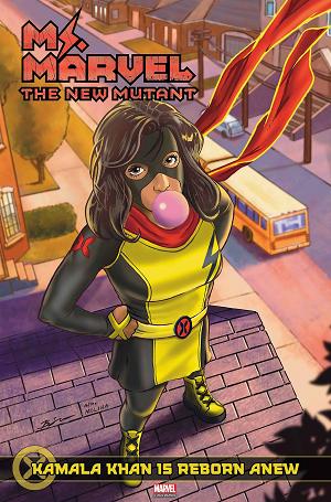 Ms Marvel New Mutant #4 BENJAMIN SU HOMAGE cover