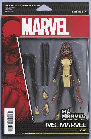 Ms Marvel New Mutant #1 JTC ACTION FIGURE cover
