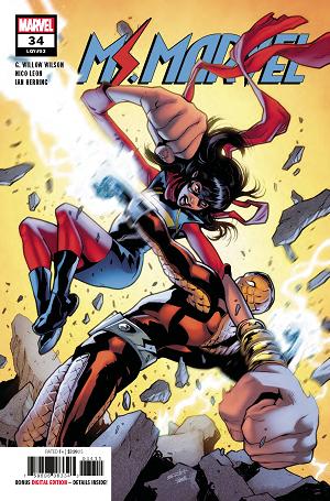 Ms Marvel #34 cover