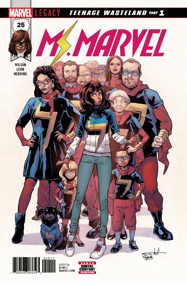Ms Marvel #25  cover