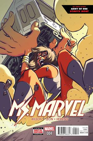 Ms Marvel #4  cover