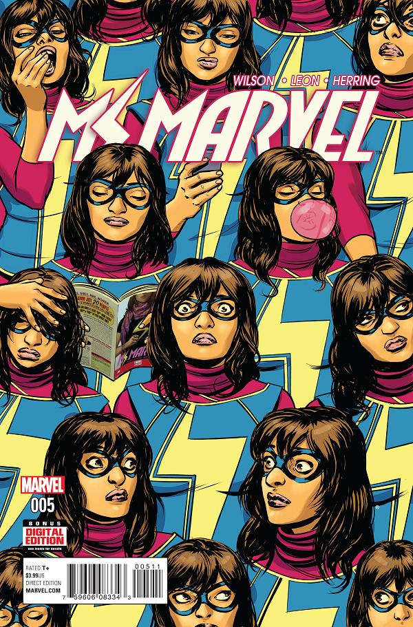 Ms Marvel #5  cover