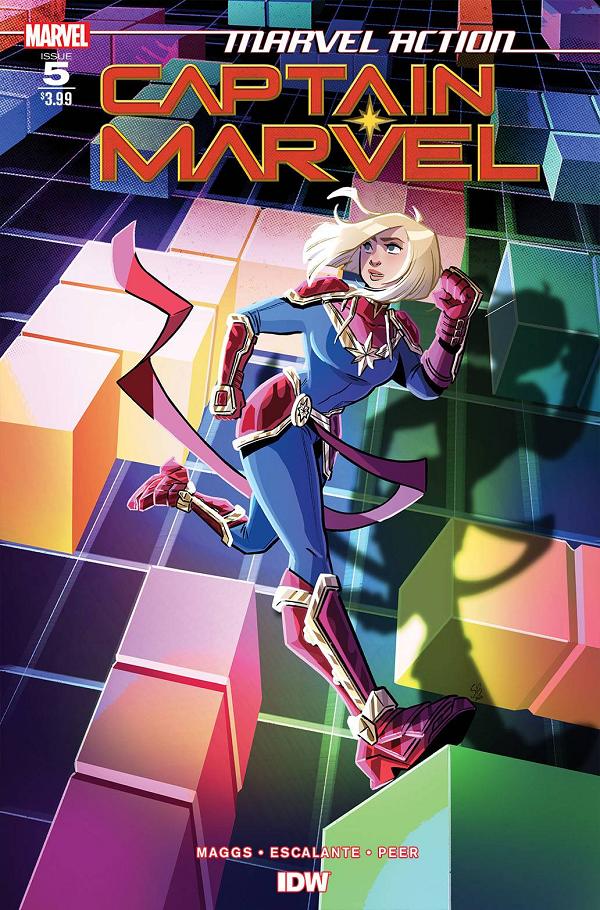 Marvel Action Captain Marvel #5 cover by Sweeney Boo