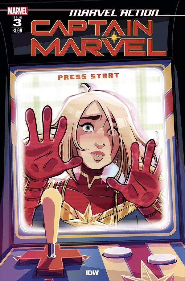 Marvel Action Captain Marvel #3 cover by Sweeney Boo