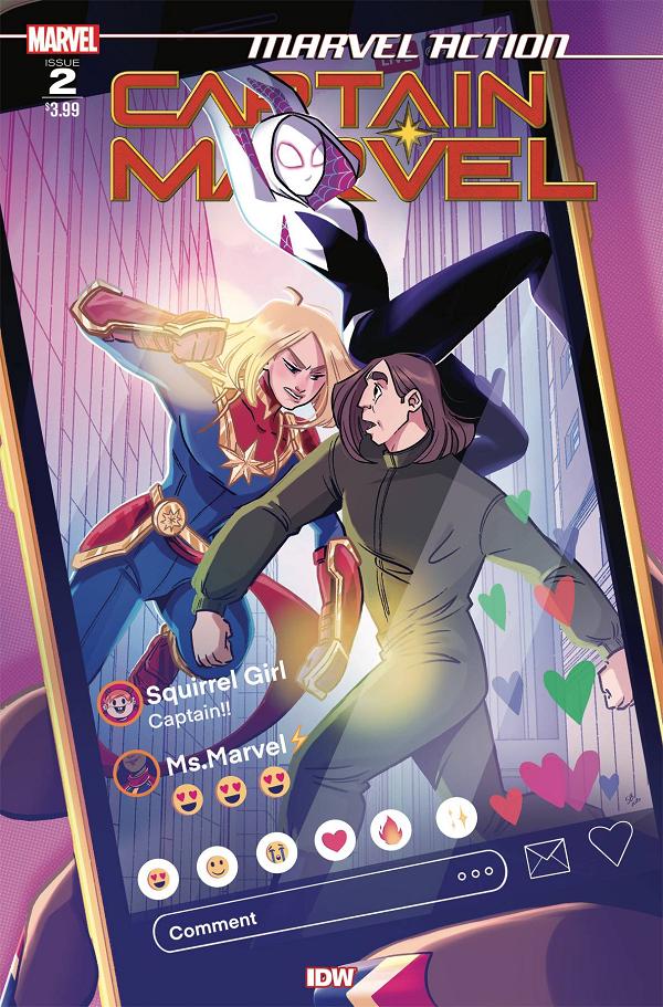 Marvel Action Captain Marvel #2  cover