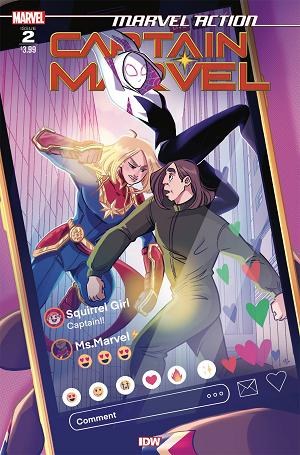Marvel Action Captain Marvel #2 cover