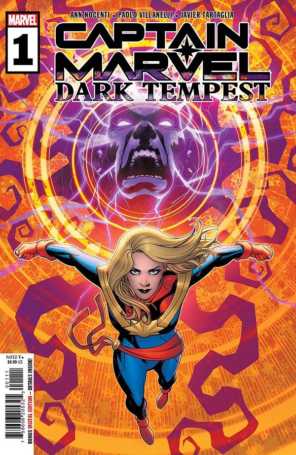 Captain Marvel Dark Tempest #1 cover