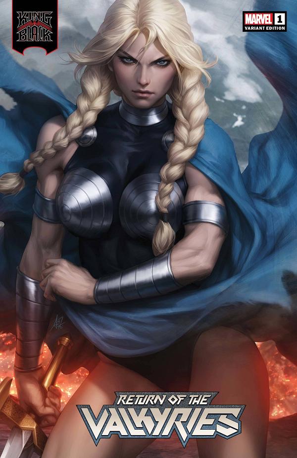 King In Black Return Of Valkyries #1 variant cover by Artgerm