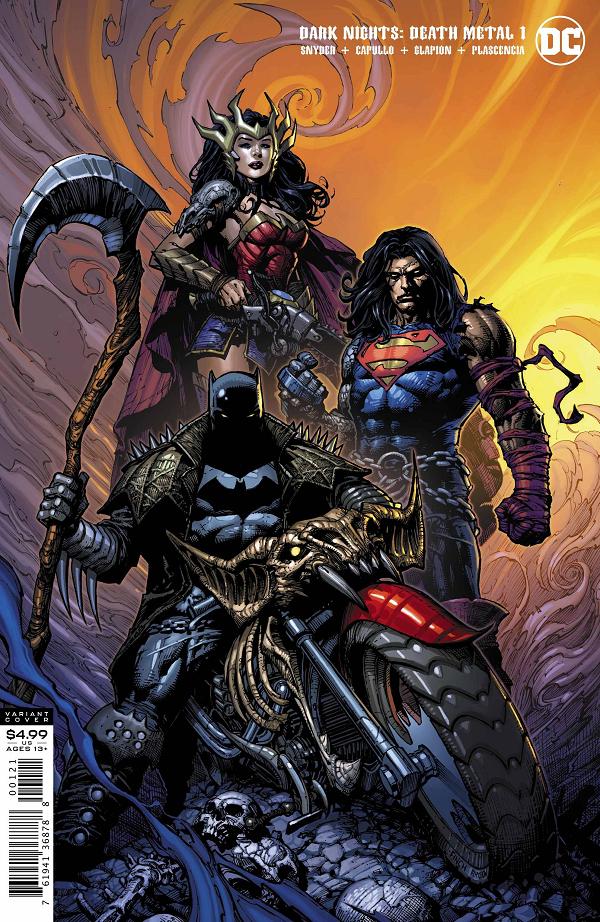 Dark Nights Death Metal #1 variant cover by David Finch