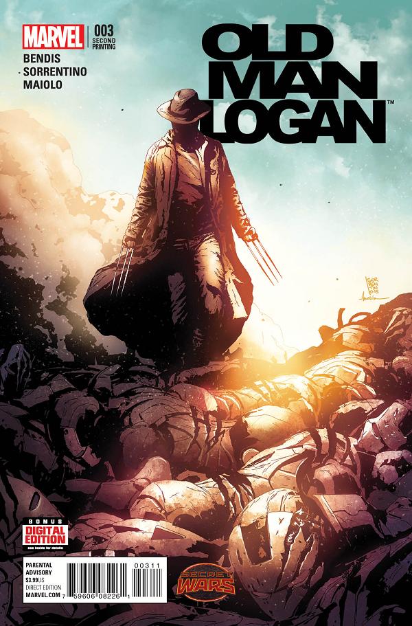 Old Man Logan #3 SORRENTINO 2ND PTG cover