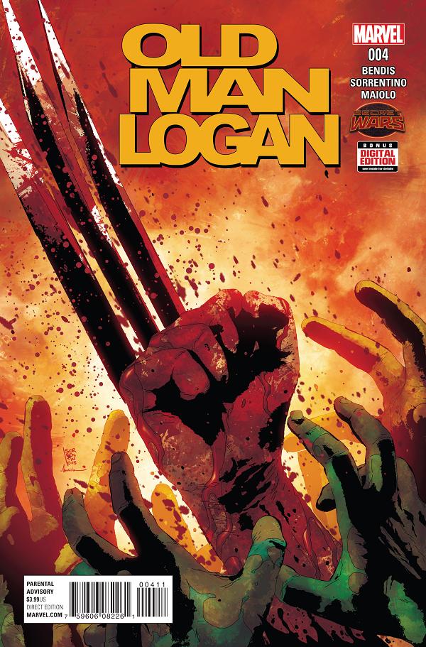 Old Man Logan #4 cover by Andrea Sorrentino