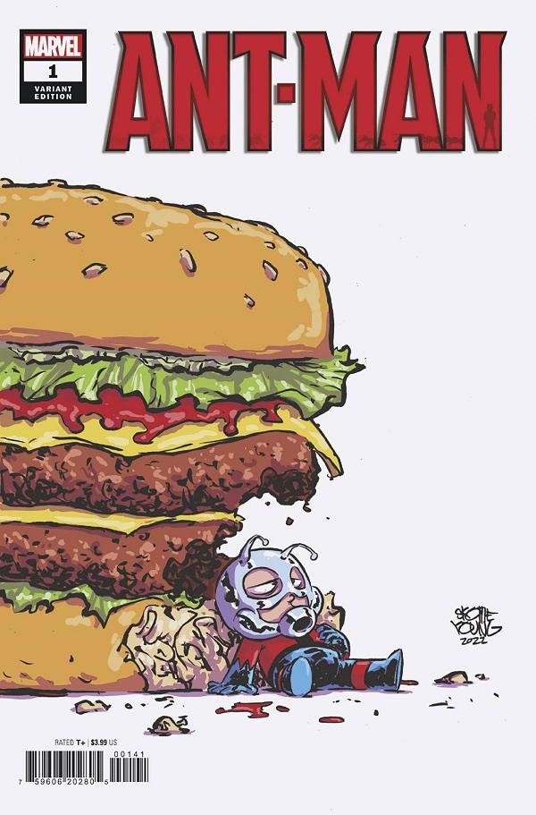 Ant-Man #1 variant cover by Skottie Young