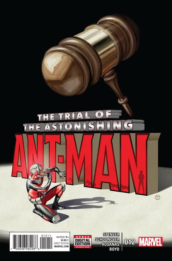 Astonishing Ant-Man #12 cover by Julian Totino Tedesco