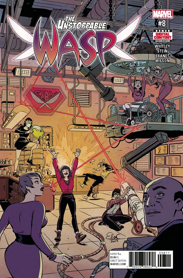 Unstoppable Wasp #8  cover