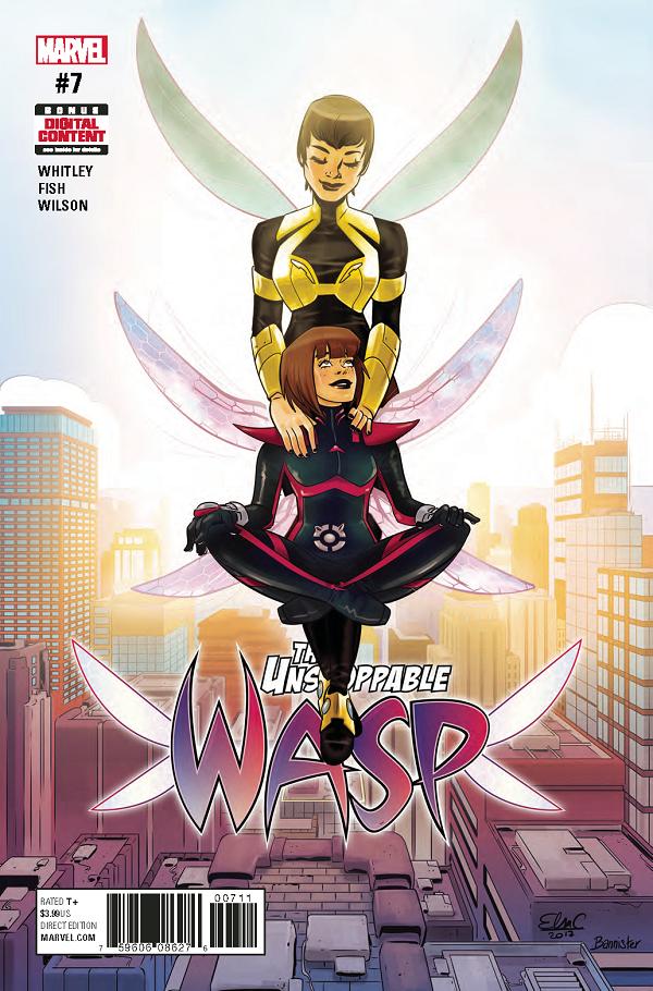 Unstoppable Wasp #7 cover by Elsa Charretier