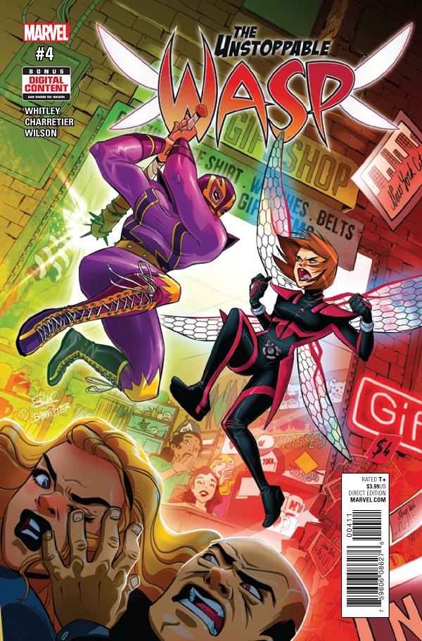 Unstoppable Wasp #4 cover by Elsa Charretier