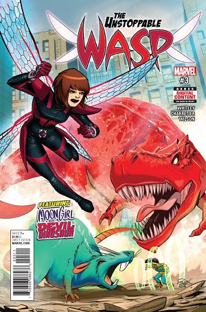 Unstoppable Wasp #3 cover