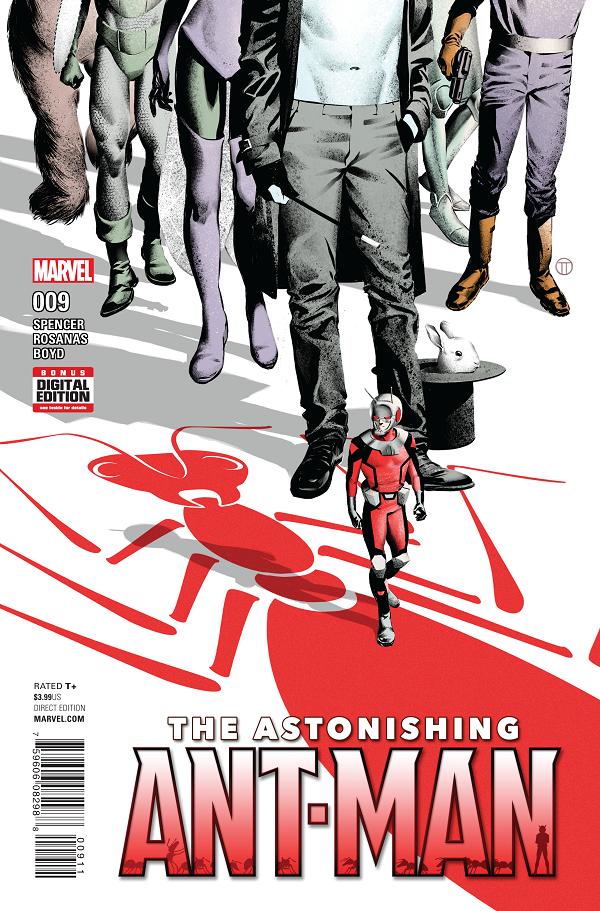 Astonishing Ant-Man #9 cover by Julian Totino Tedesco