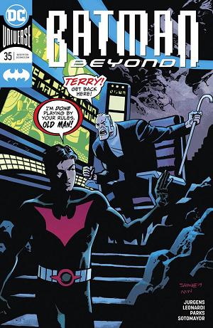 Batman Beyond #35 cover
