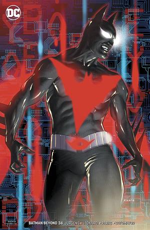 Batman Beyond #34 cover