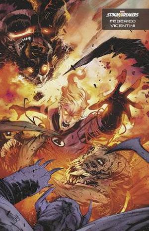 Fantastic Four #27 FEDERICO VICENTINI STORMBREAKERS cover
