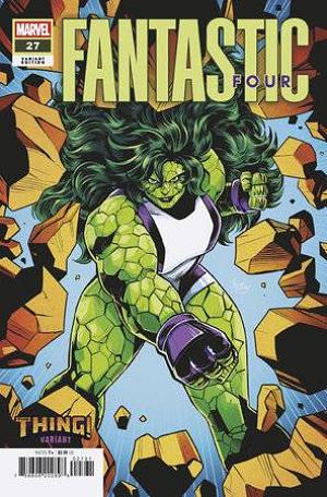 Fantastic Four #27 LUCIANO VECCHIO THE THING cover