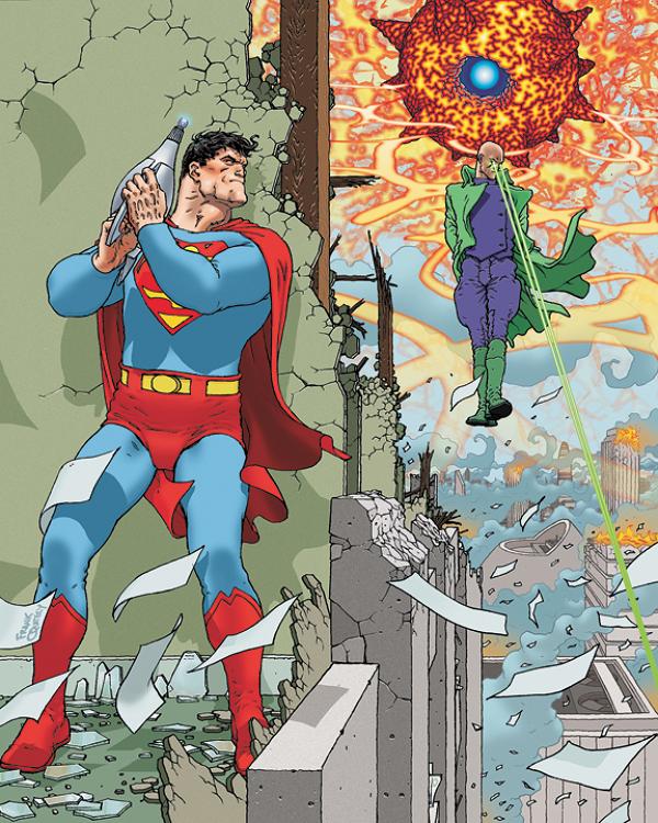 All Star Superman #12 cover by Frank Quitely