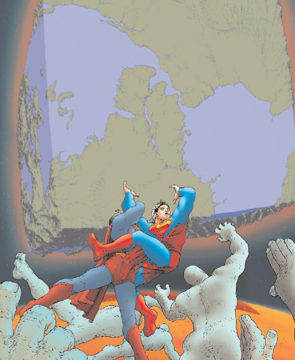 All Star Superman #9 cover by Frank Quitely