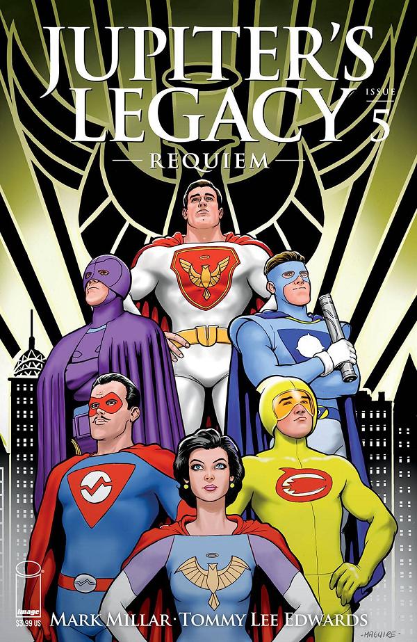 Jupiters Legacy Requiem #5 variant cover by Kevin Maguire