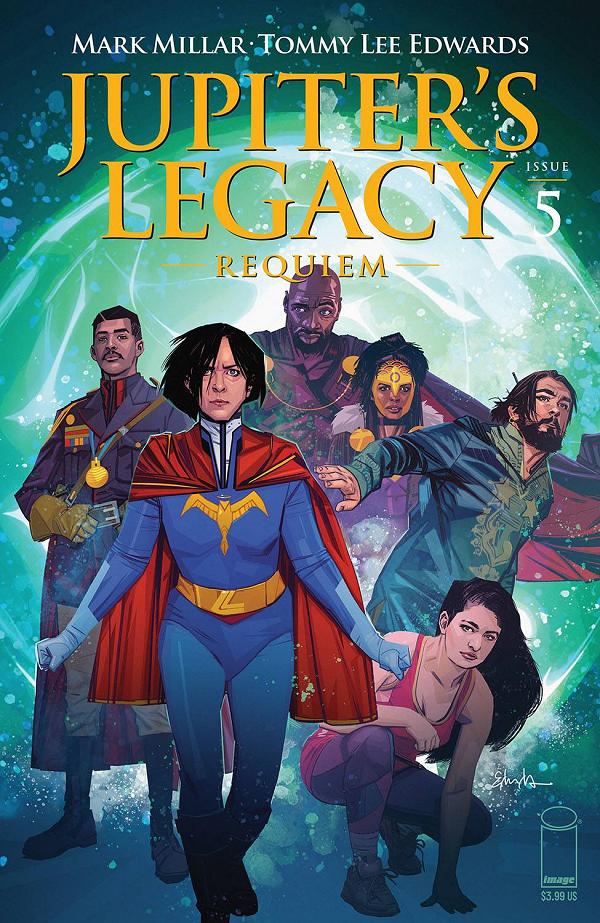 Jupiters Legacy Requiem #5 cover by Tommy Lee Edwards