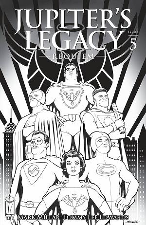 Jupiters Legacy Requiem #5 CVR C MAGUIRE B&W (MR) cover