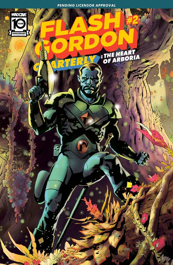 Flash Gordon Quarterly #2 cover by Adam Gorham