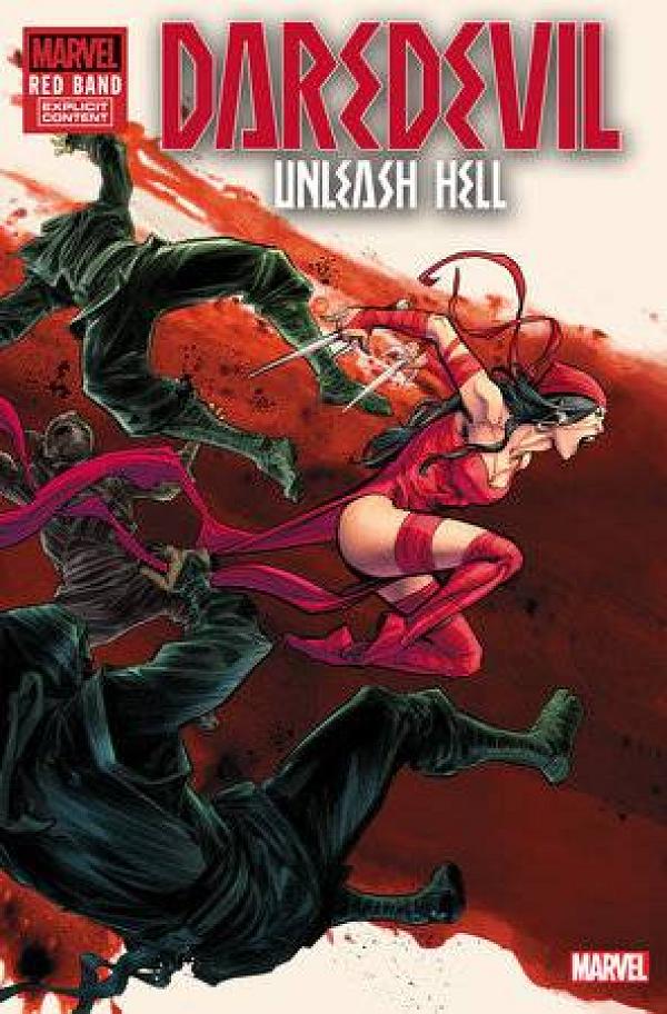 Daredevil Unleash Hell Red Band #1 cover