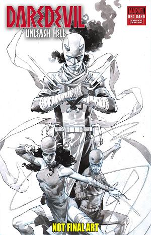 Daredevil Unleash Hell Red Band #1 (OF 5) OPENA cover