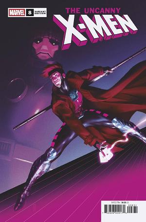 Uncanny X-Men #8 MIGUEL MERCADO GAMBIT cover
