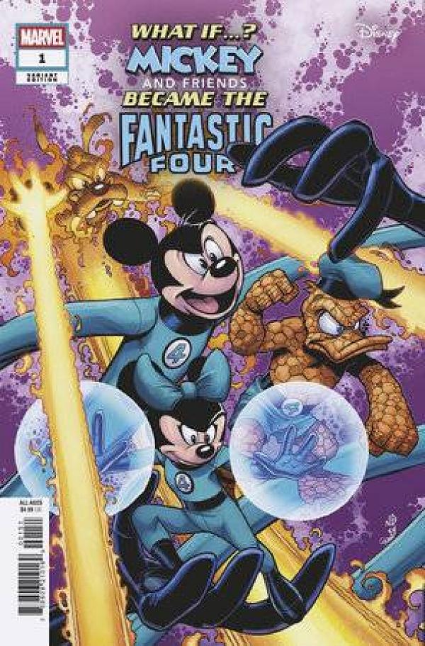 What If Mickey & Friends Became Fantastic Four #1 cover