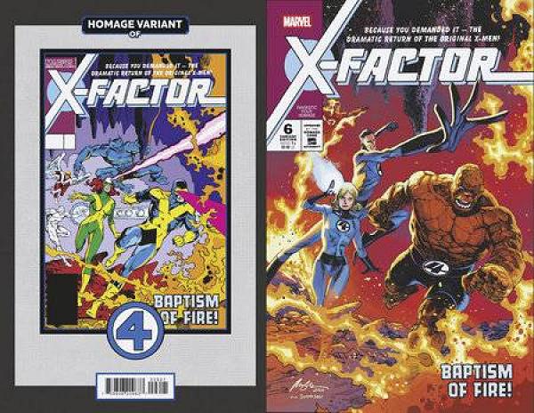 X-Factor #6 TBD ARTIST FANTASTIC FOUR HOMAGE cover