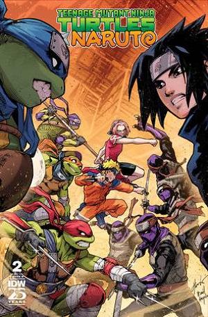 Teenage Mutant Ninja Turtles X Naruto #2 CVR B PRASETYA cover