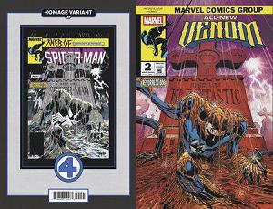 All New Venom #2 CAMUNCOLI FANTASTIC FOUR HOMAGE cover