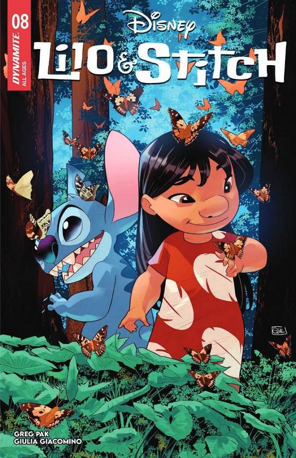 Lilo & Stitch #8 variant cover by Trish Forstner