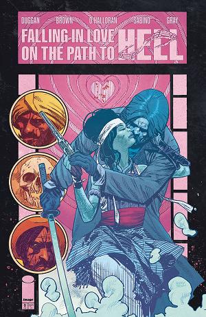 Falling In Love On Path To Hell #8 CVR A BROWN (MR) cover