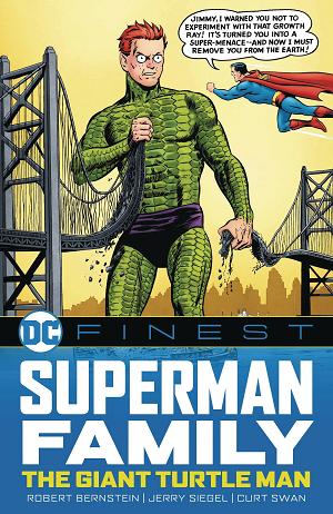 Dc Finest Superman Family The Giant Turtle Man Tp cover