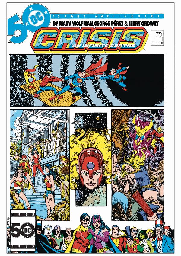 Crisis On Infinite Earths #11 cover