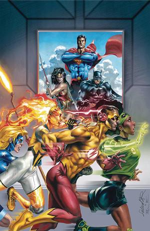 Justice League Unlimited #4 CVR D SALVADOR LARROCA CSV cover