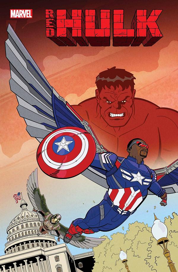 Red Hulk #1 JACOB EDGAR MARVEL STUDIOS cover