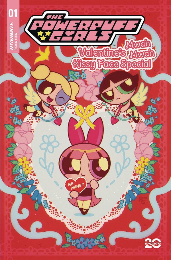 Powerpuff Girls Valentines Kissy Face Sp #1 CVR A GANUCHEAU cover